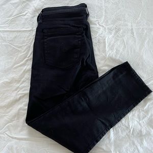 AG Farrah ankle high rise skinny women’s black size 31